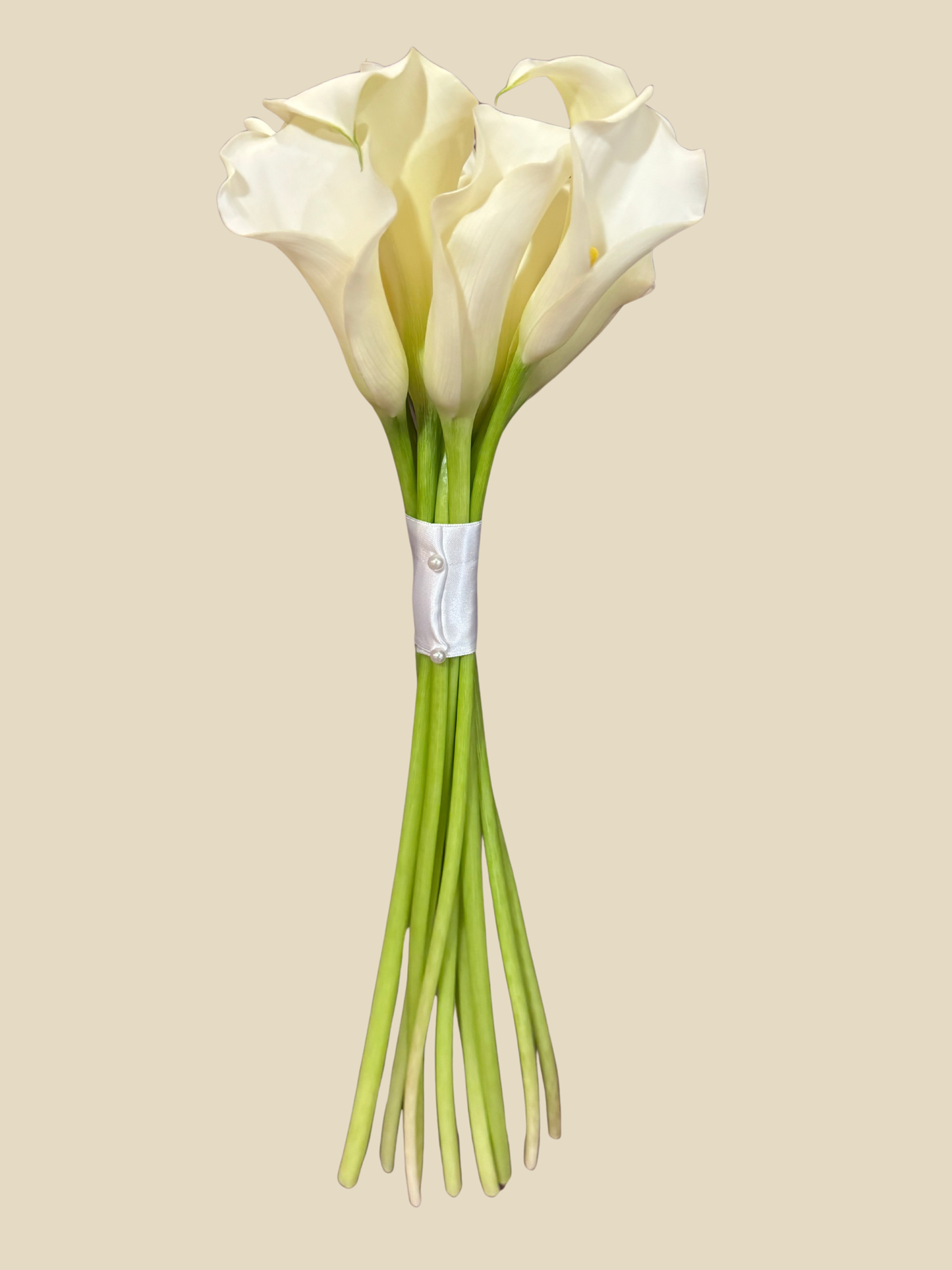 White Calla Lily Brides Bouquet