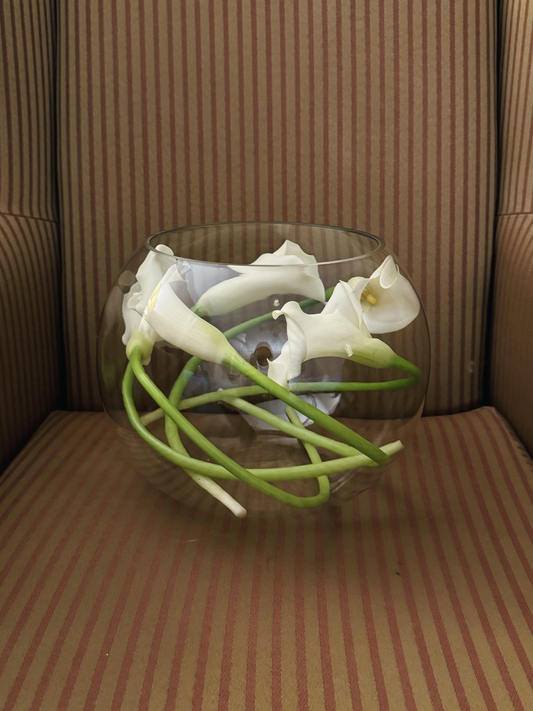 Whirlwind Calla Lily Centerpiece