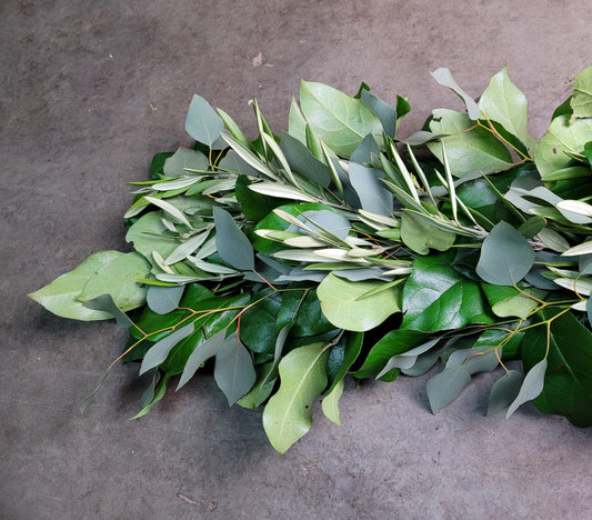 Mix Greenery and Foliage Garland, Salal Olive Branch, Dollar Eucalyptus, Flowers, Bulk, Wholesale, DIY, Wedding